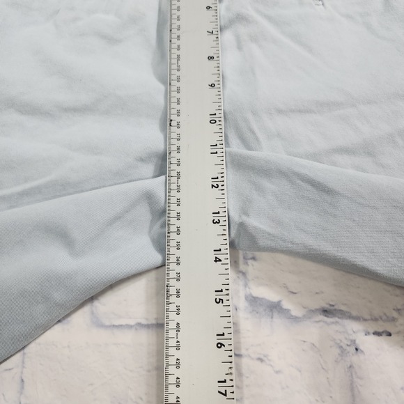 American Eagle MENS SIZE 28 Longboard Shorts Prep Length 9" Inseam Blue Chino - Picture 8 of 11